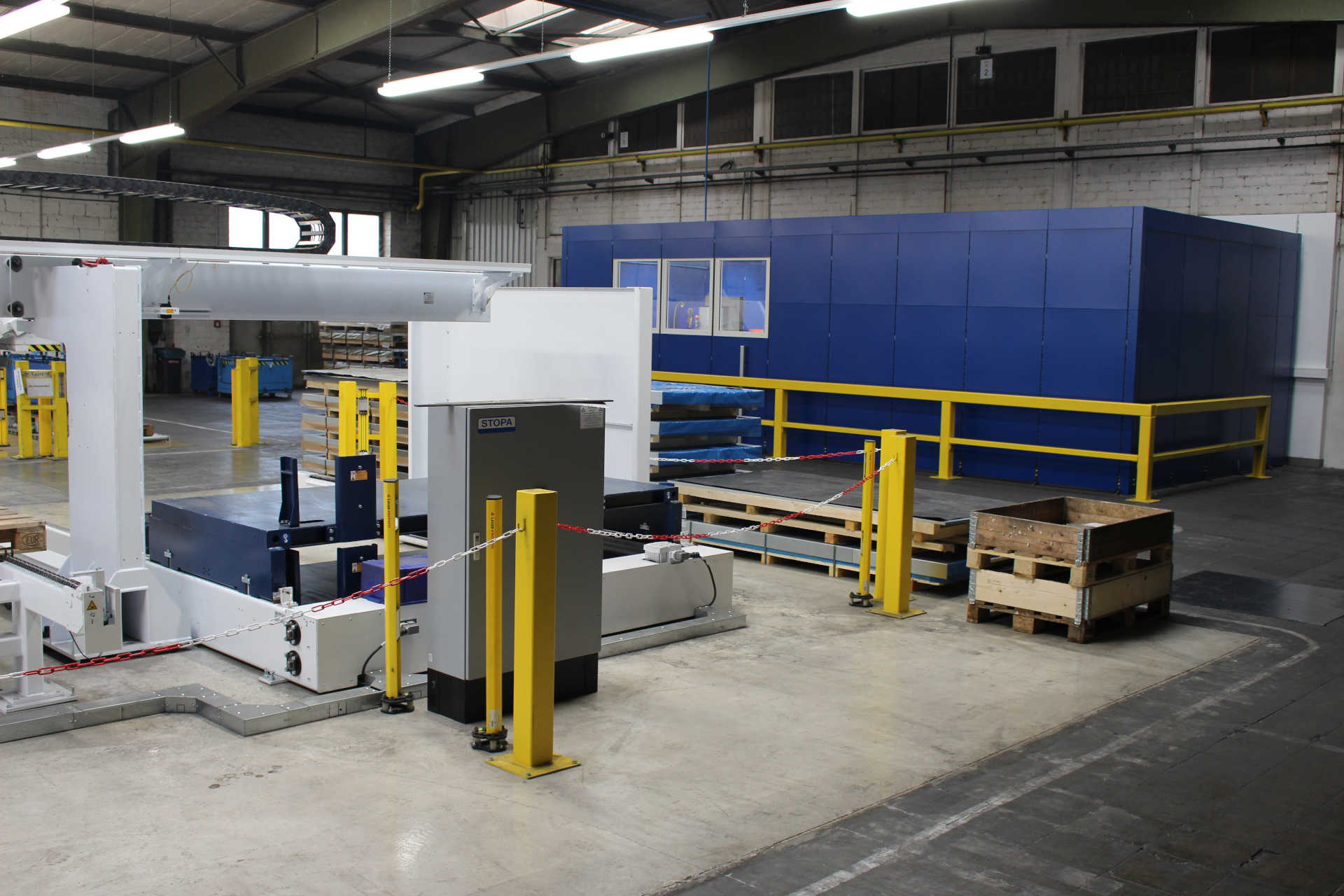 Réduction du bruit malgré la proximité des machines